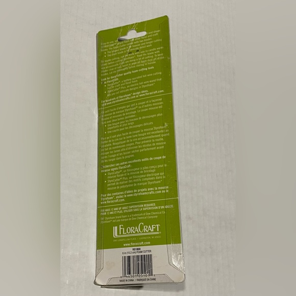 FloraCraft Custom Kut 3piece FOM CUTTER w/ 2 Blades & 1 Handle #RS1800 - Picture 2 of 2